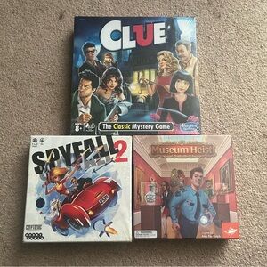 NEW STILL SEALED Spyfall 2 Clue by Hasbro Museum Heist  GAME LOT